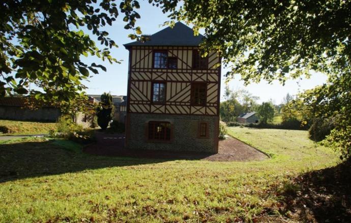 Bed and Breakfast Le Manoir Des Arts Saint-Samson-de-Bonfossé Exterior foto